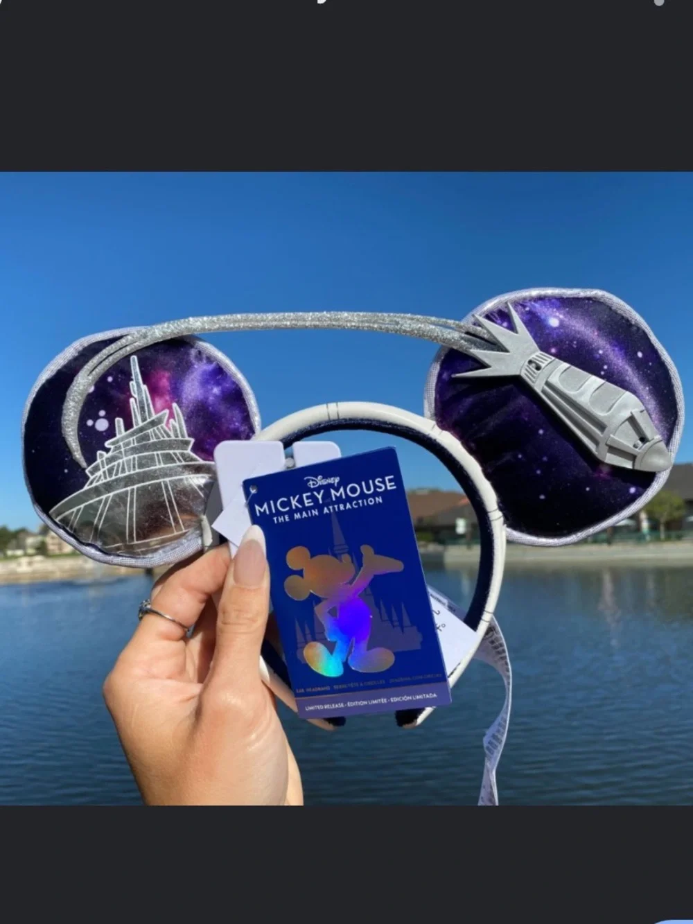 Disney Minnie Ears Headband The Main Attraction Space Mountain